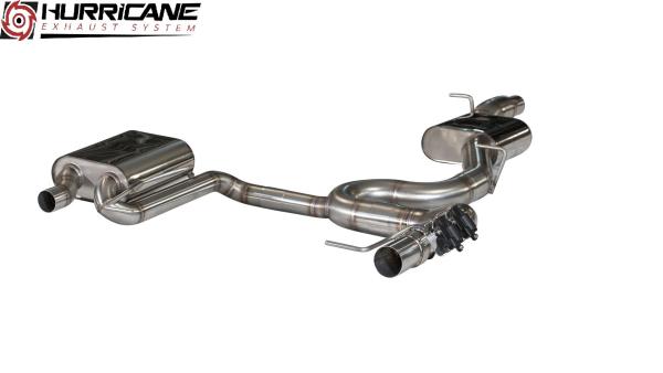 Hurricane Exhaust 3.5" ECE Klappenanlage für VW Golf 7 R Variant 300PS VFL V1